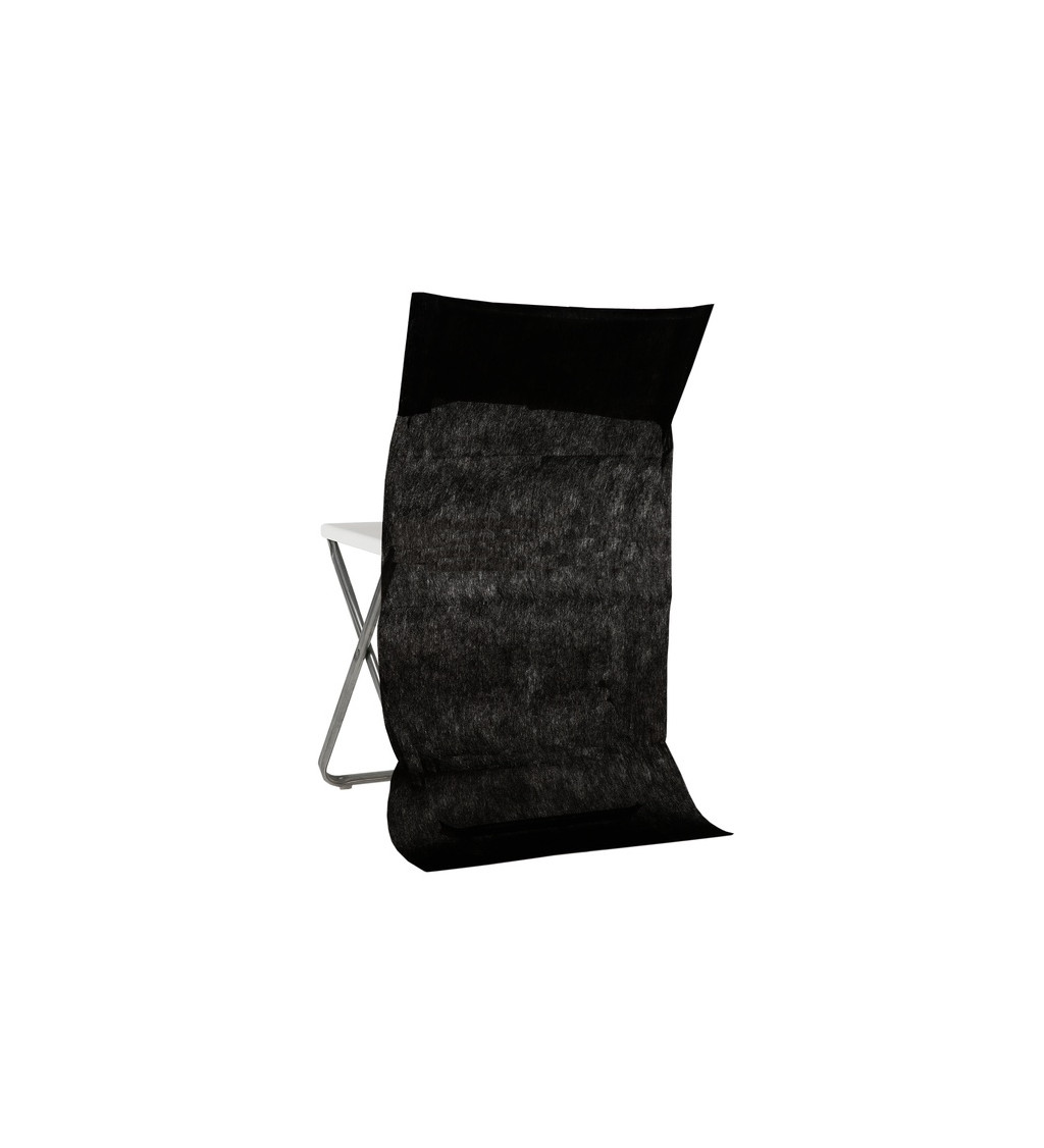 Černé přehozy na židle