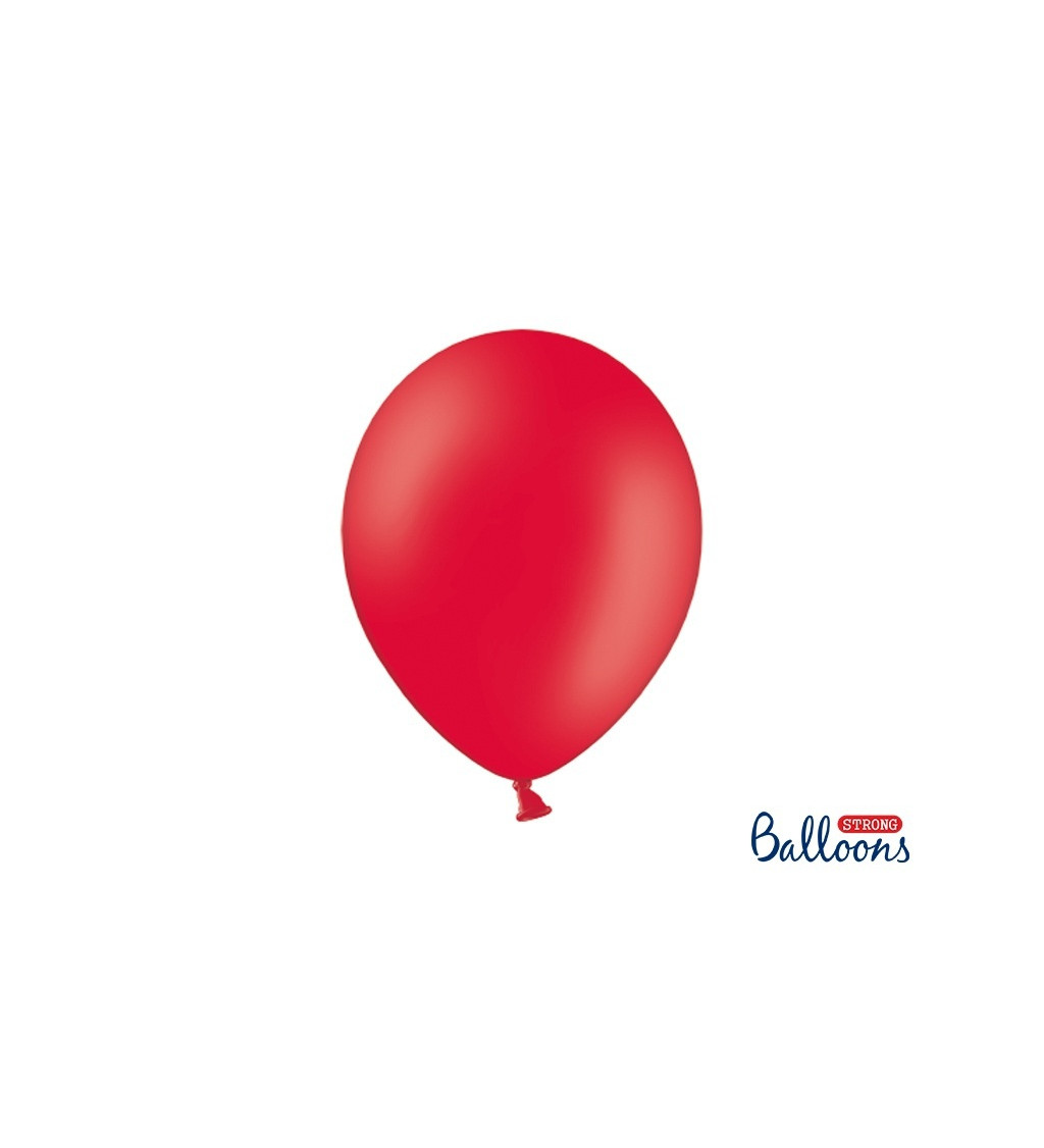 Balení červených balónků