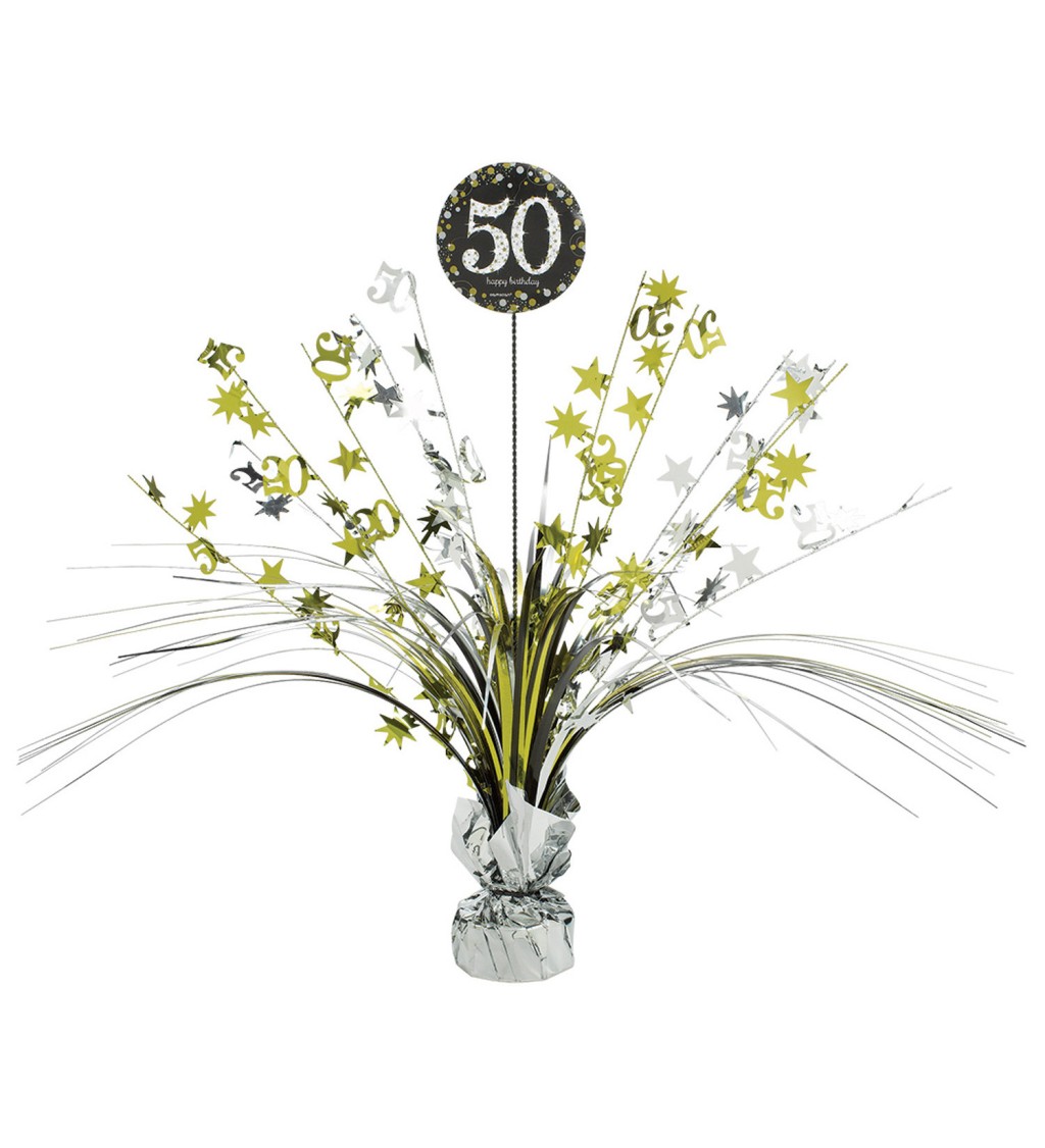Dekorace na 50. narozeniny - fontánka