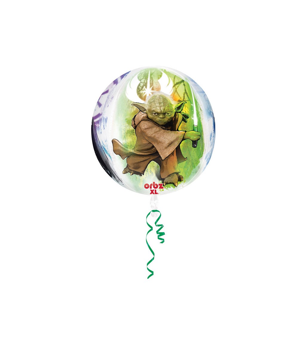 Kulatý balónek - Yoda
