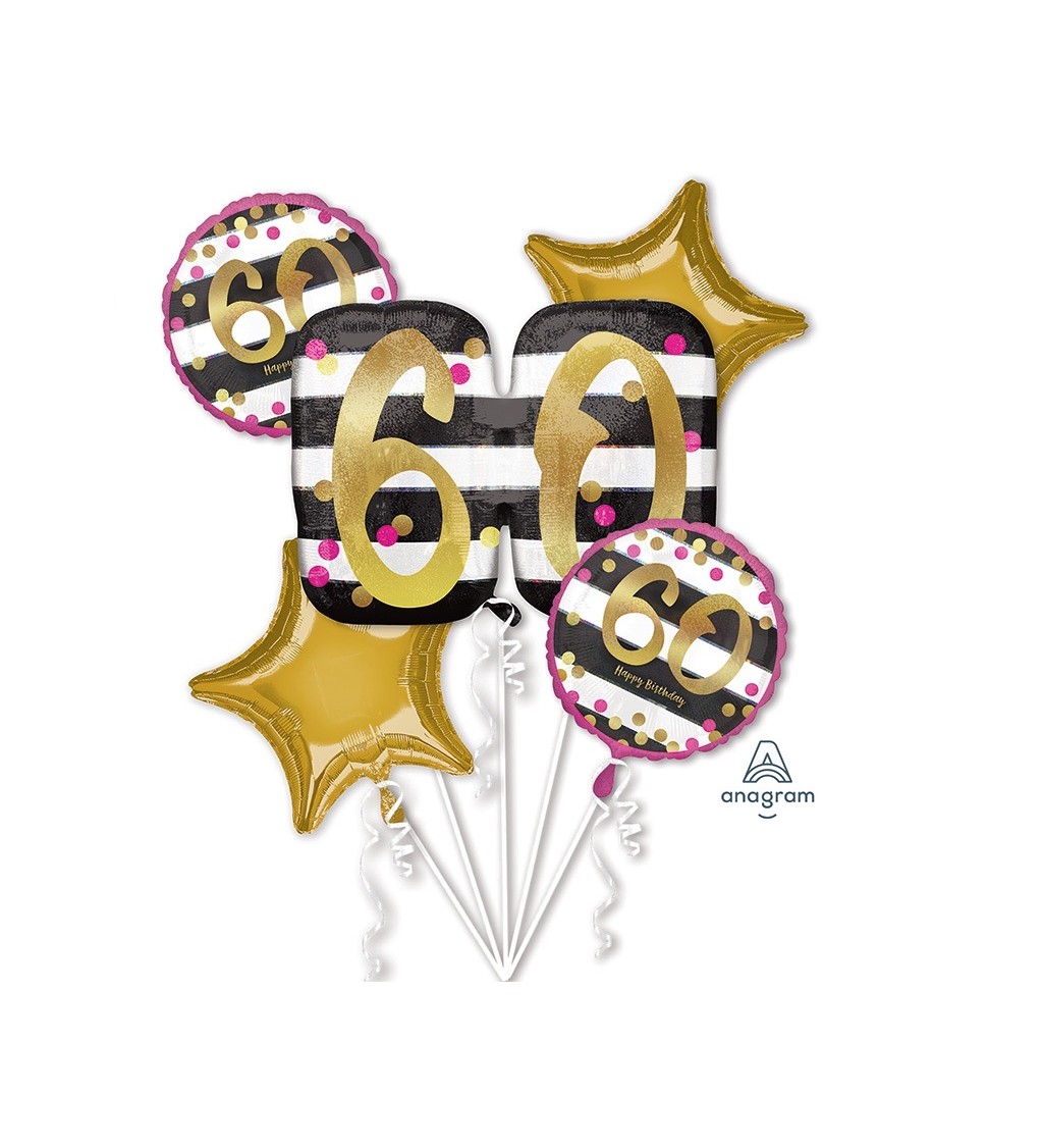 Sada balónků - 60. narozeniny