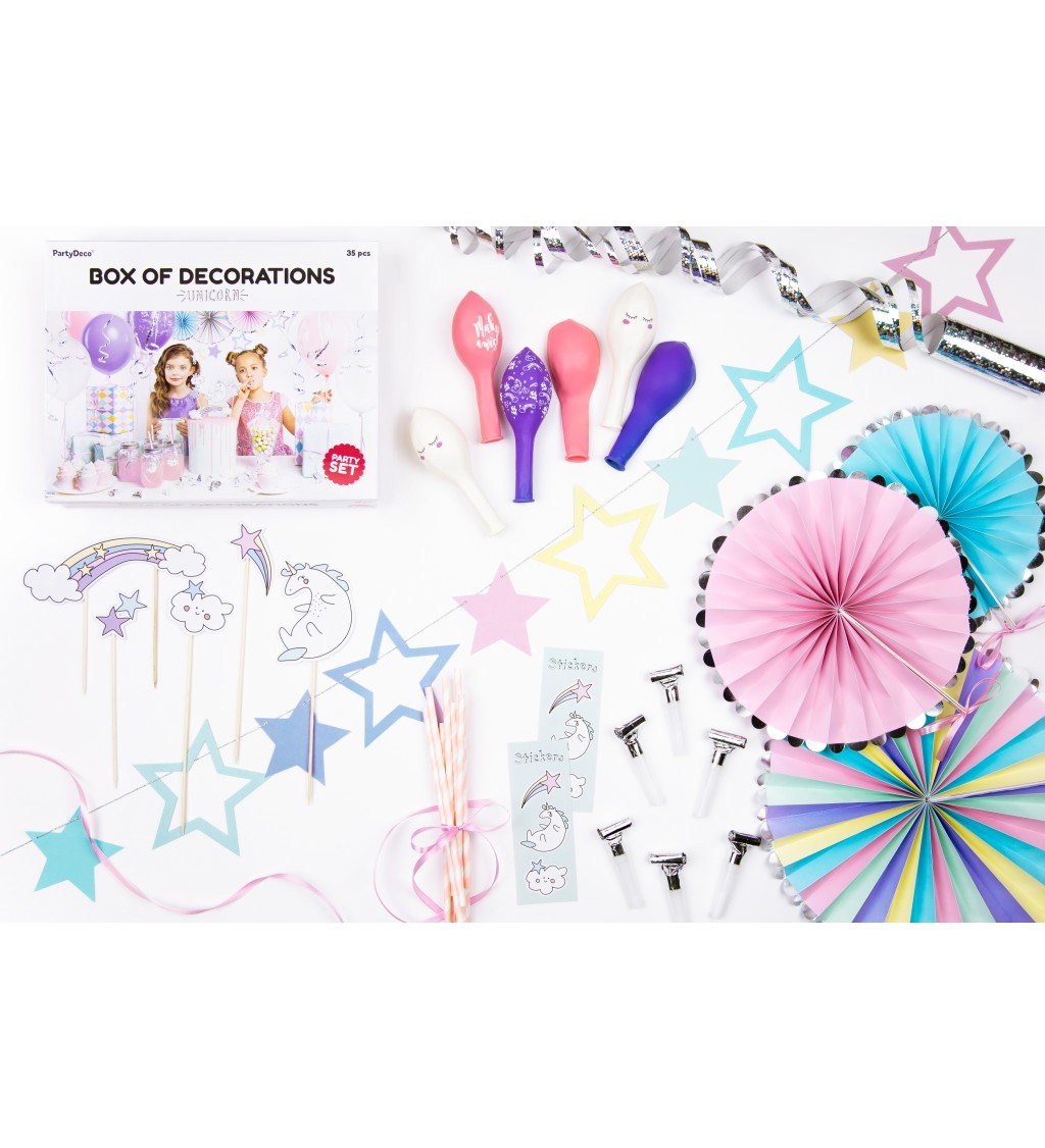 Párty set - Unicorn/jednorožec