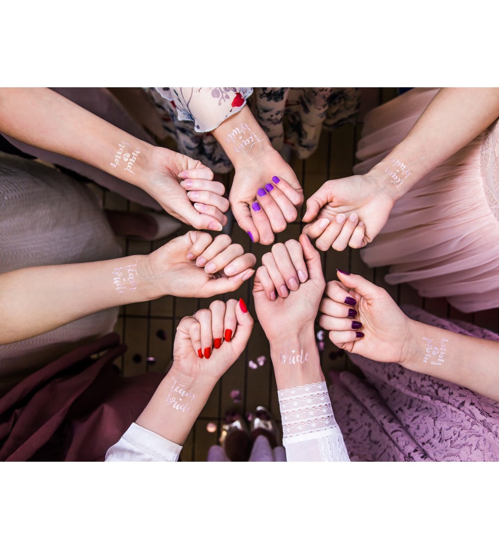 Rose gold tetování Bachelorette party
