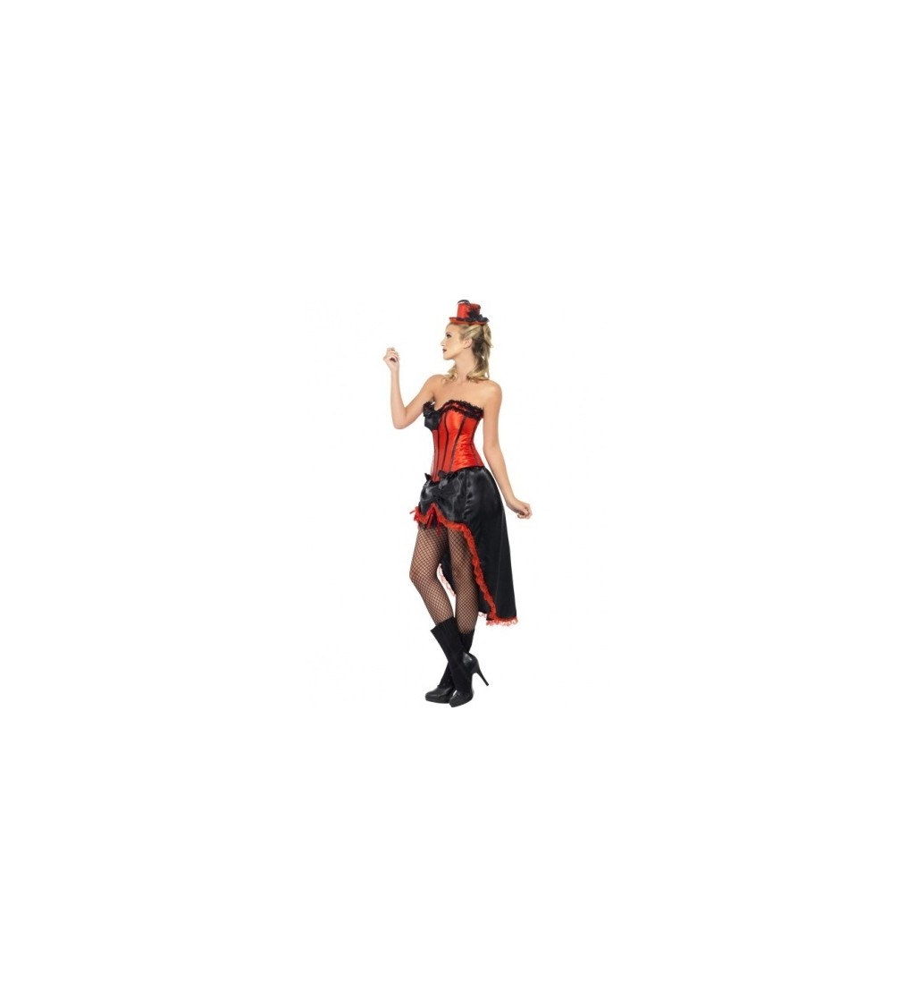 Kostým Barové tanečnice - červený