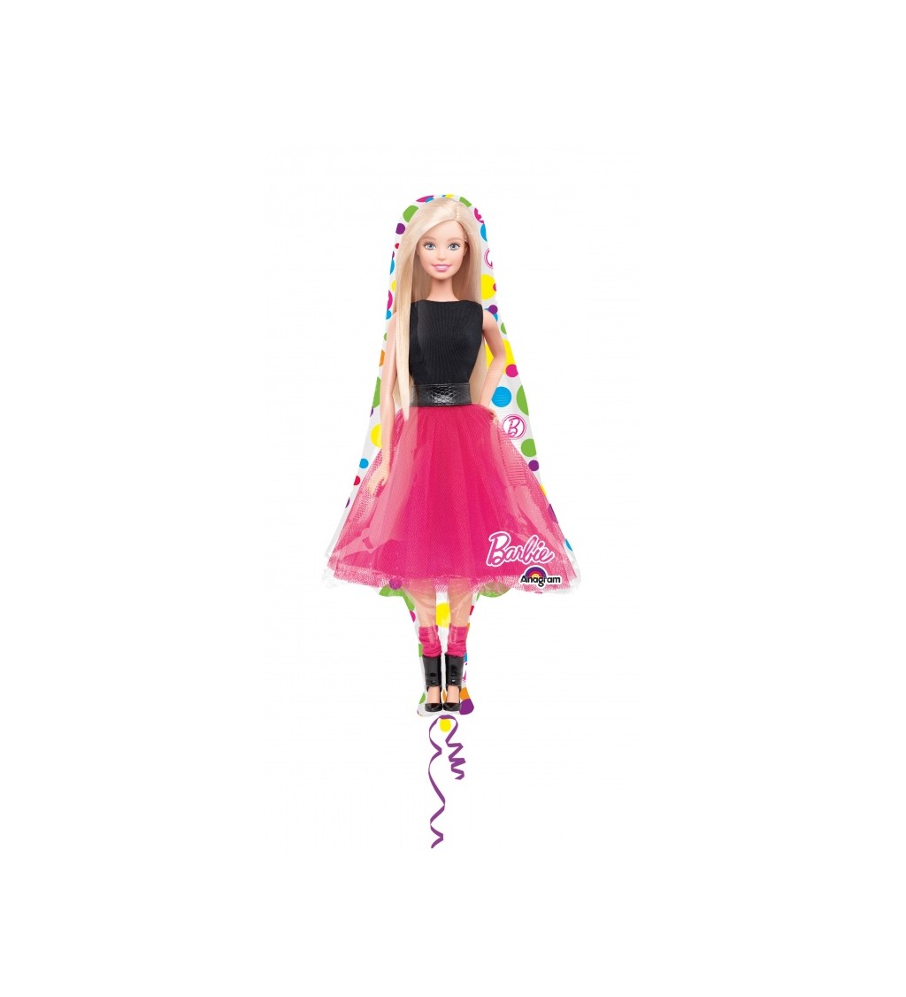 Nafukovací Barbie - fóliový balónek
