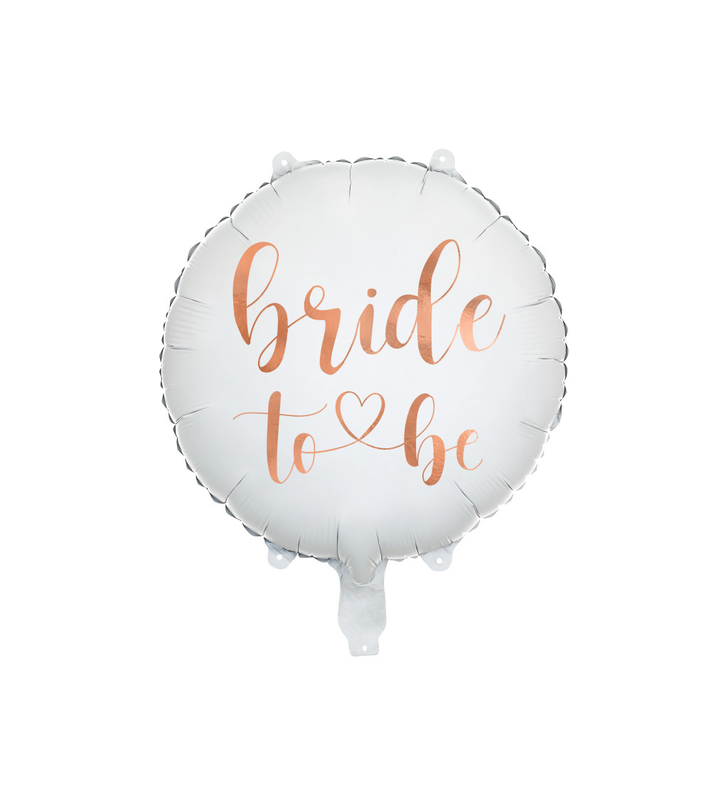 Bride to be balonek - rosegold