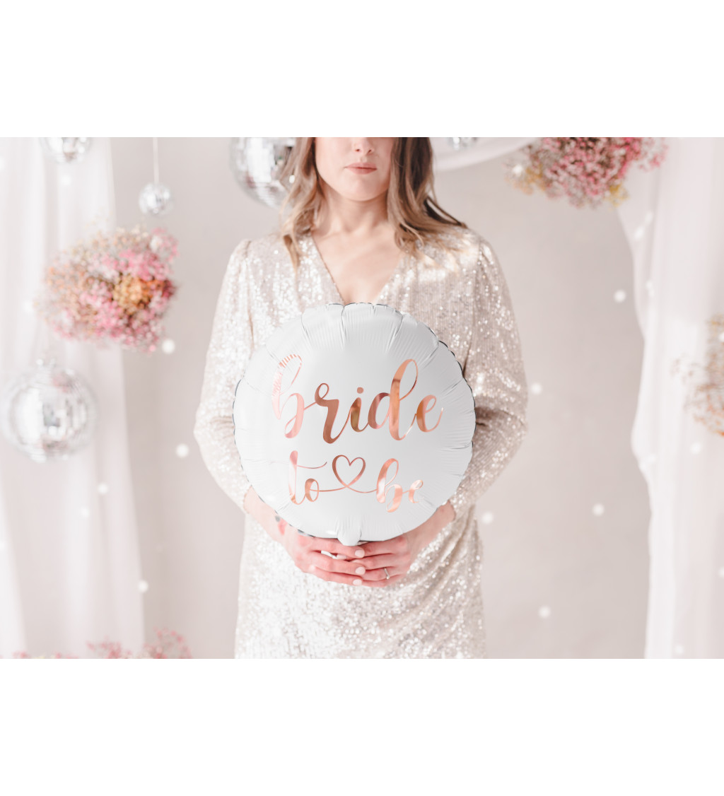 Bride to be balonek - rosegold