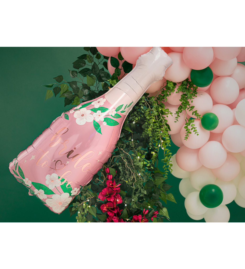 Fóliový balónek láhev - bride to be