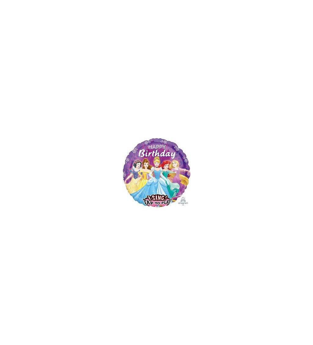 Zpívající balónek - princezny Disney