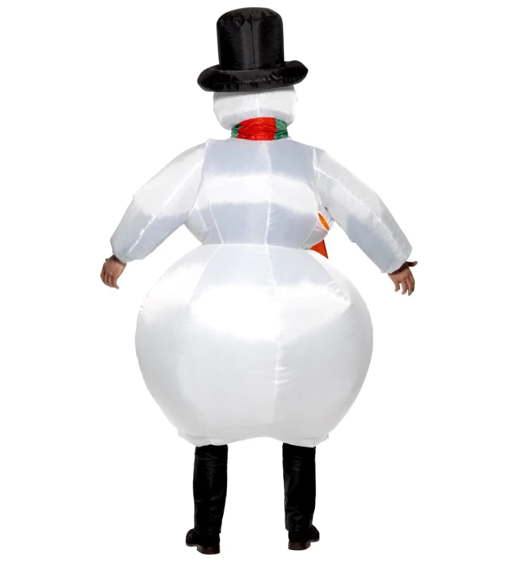 Kostým - Nafukovací sněhulák