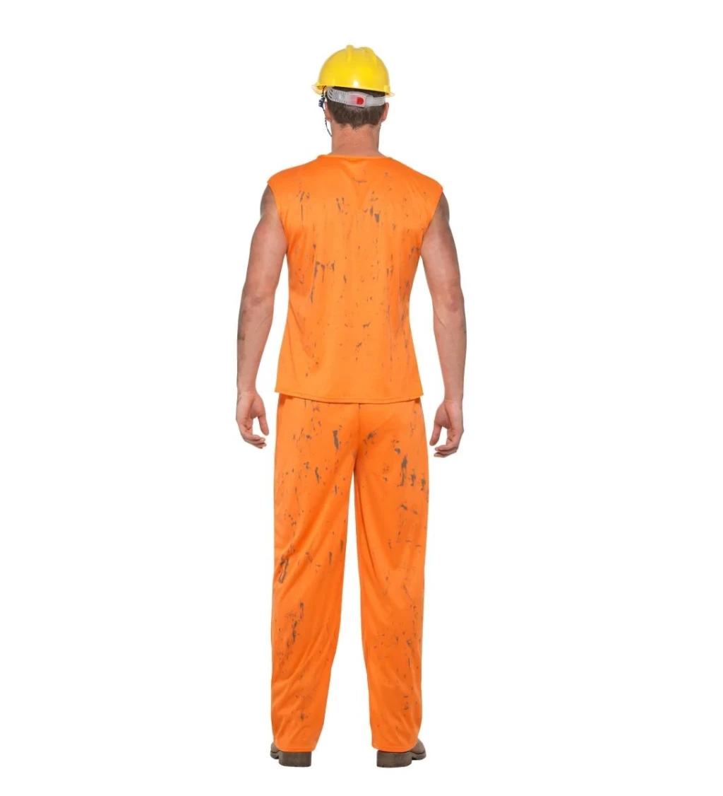Kostým Dělníka - oranžový
