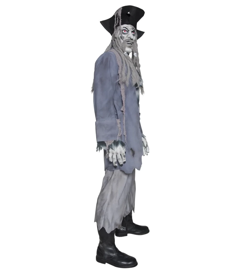 Kostým - Zombie pirát s dredy
