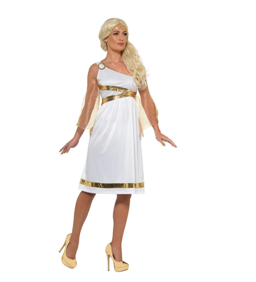 Bílé šaty - řecký styl