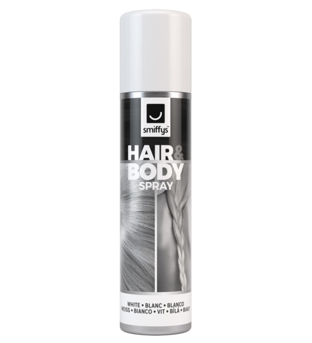 UV sprej na vlasy - bílý