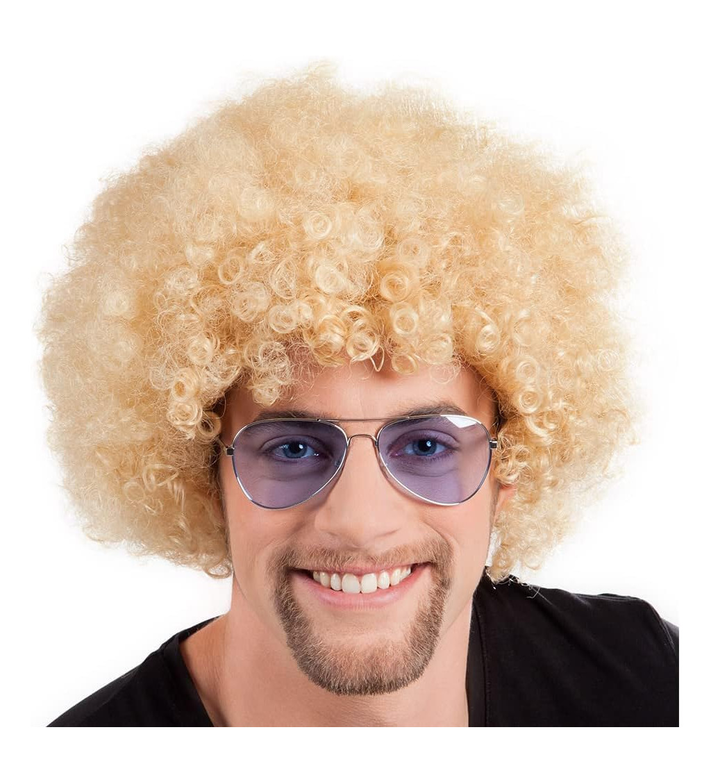 Paruka afro - blond