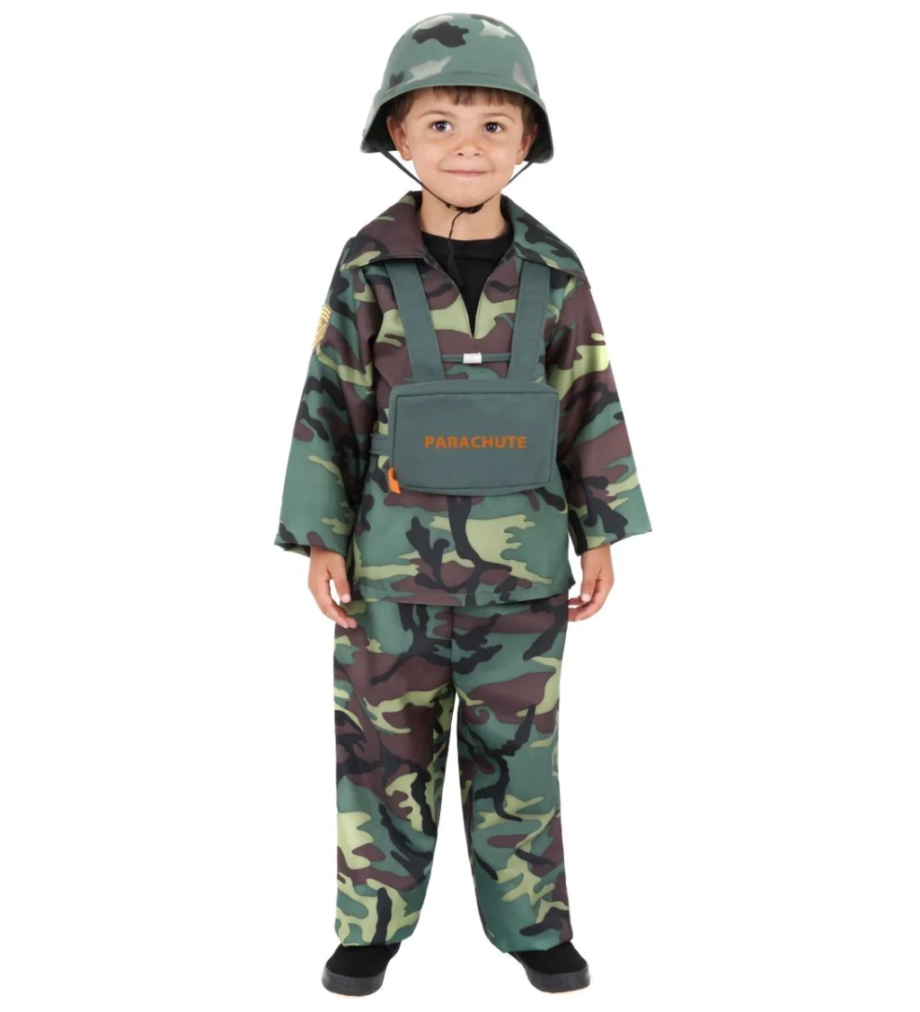 Kostým Vojáka s padákem - pro děti