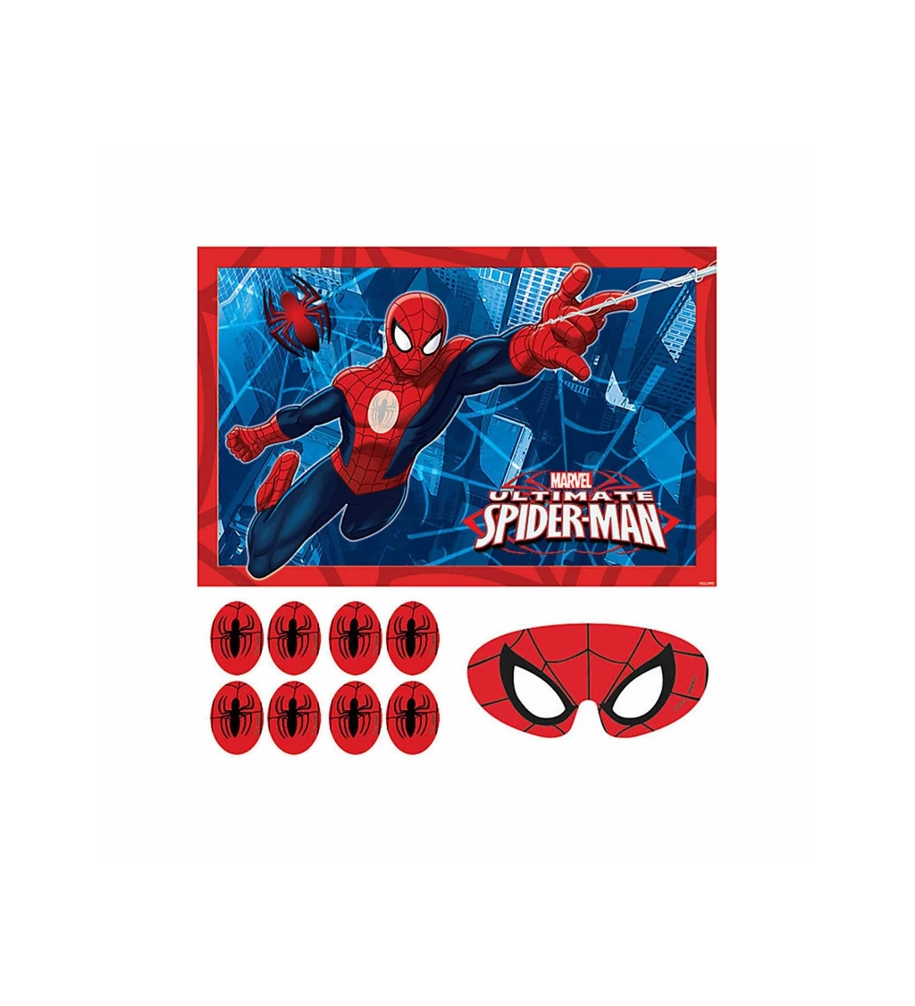 Herní sada na oslavu - spiderman