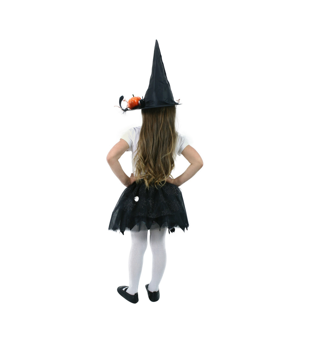 Sukně a klobouk - čarodějka, strašidelné ozdoby