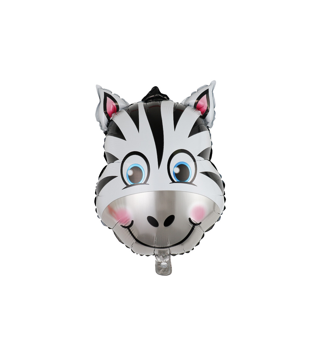 Fóliový balónek Zebra, 43*53cm
