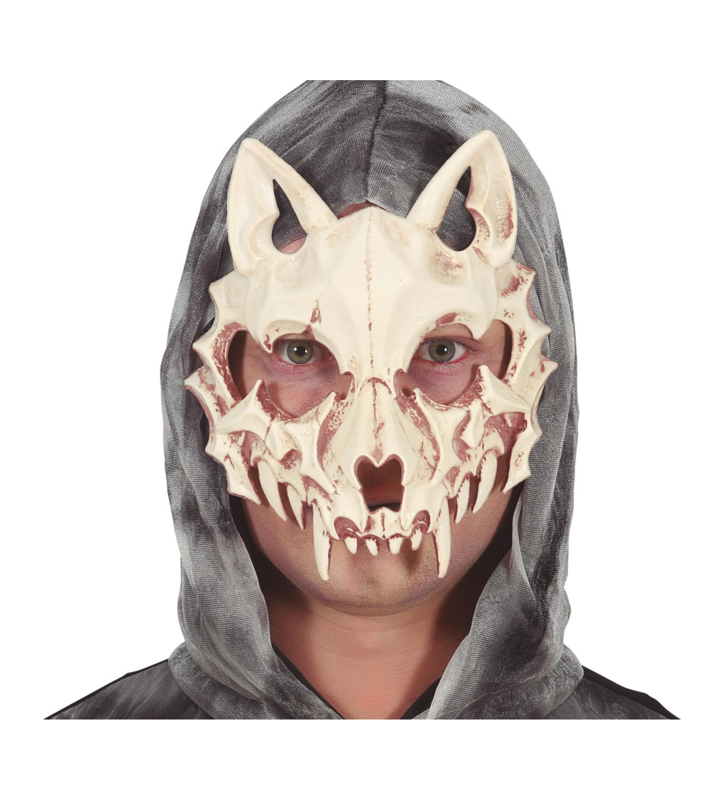 Maska kočičí lebky