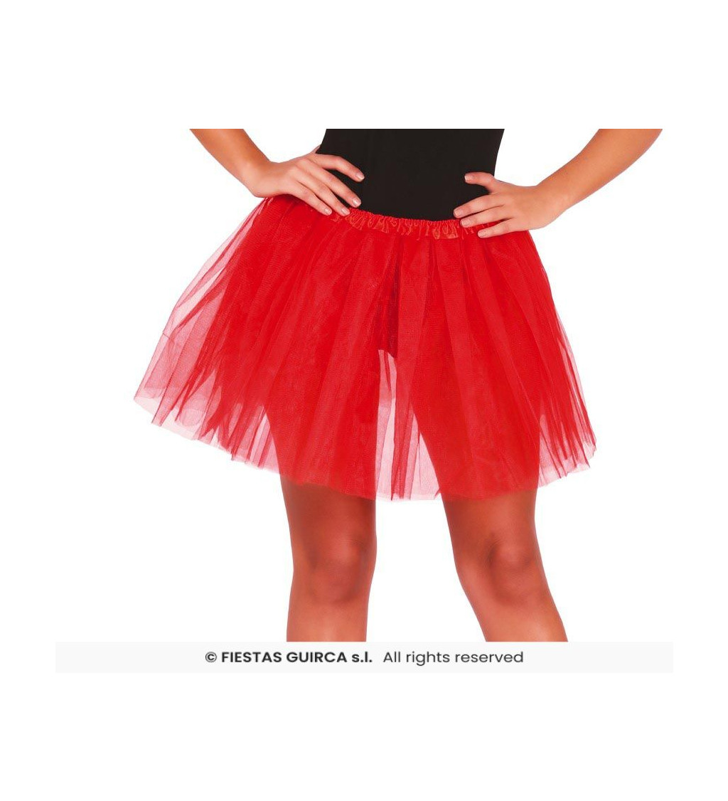Tutu sukně červená 40 cm