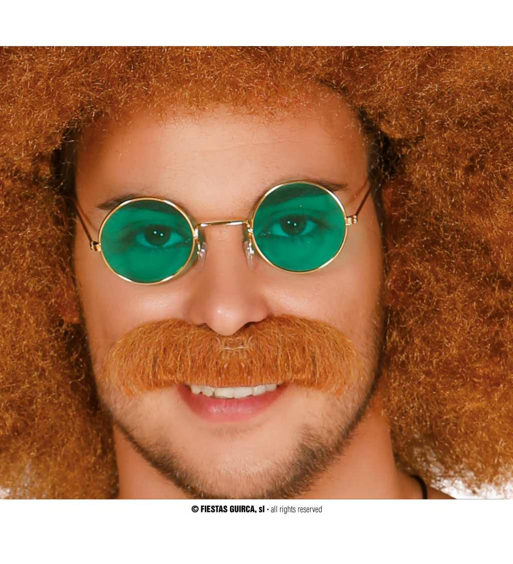 Zelené hippie brýle