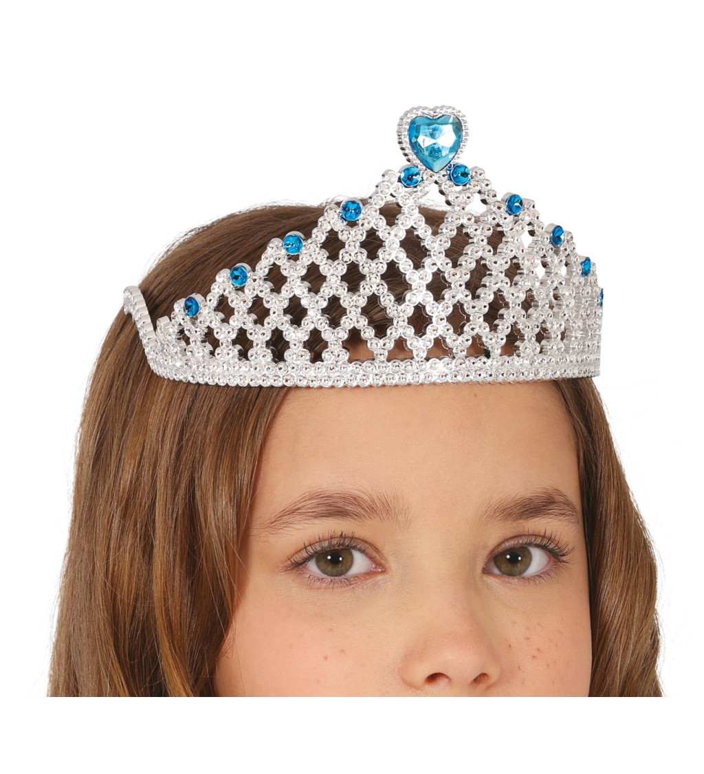 Dětská stříbrná korunka Ledová princezna