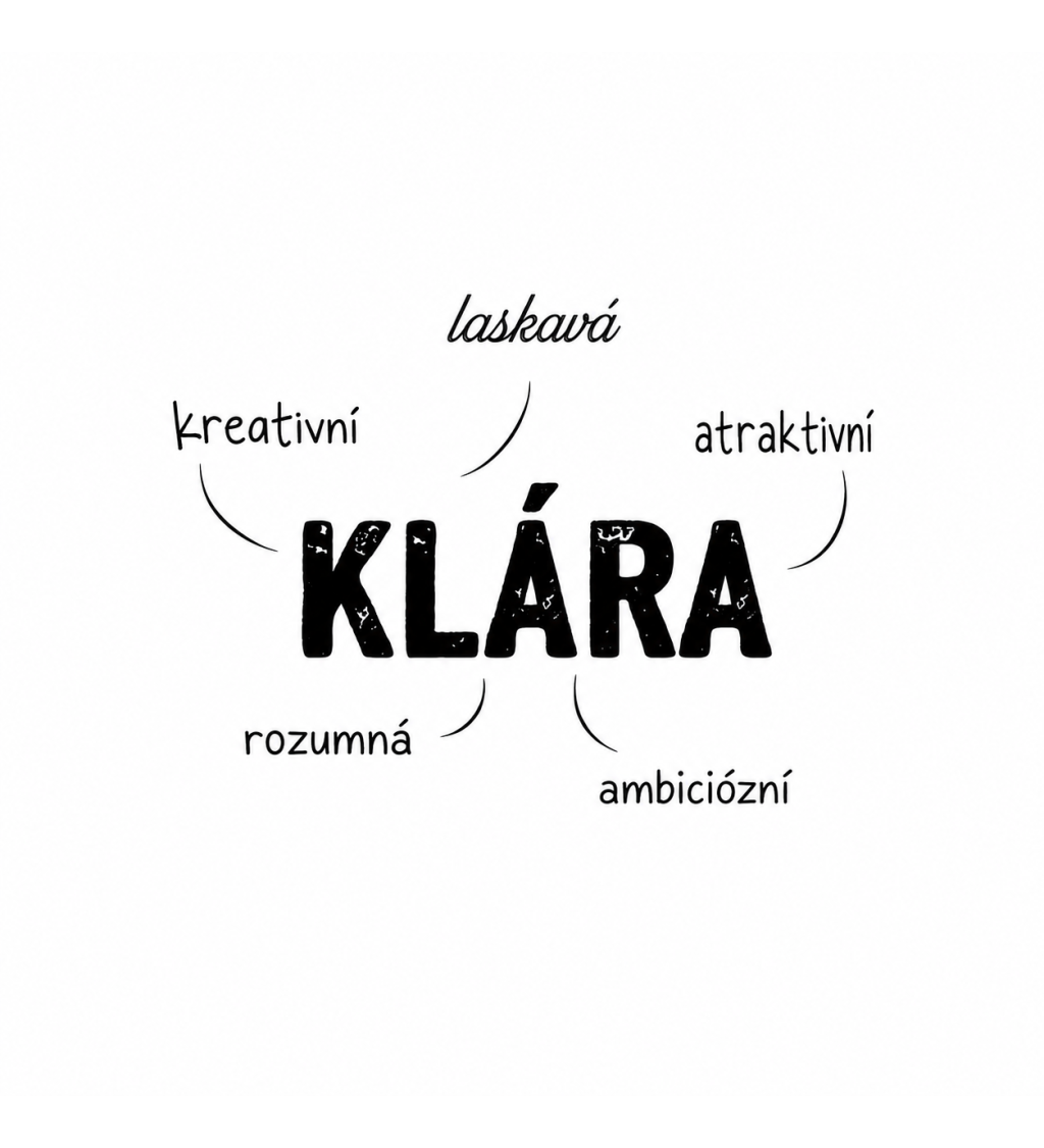 Dámské triko bílé - Klára