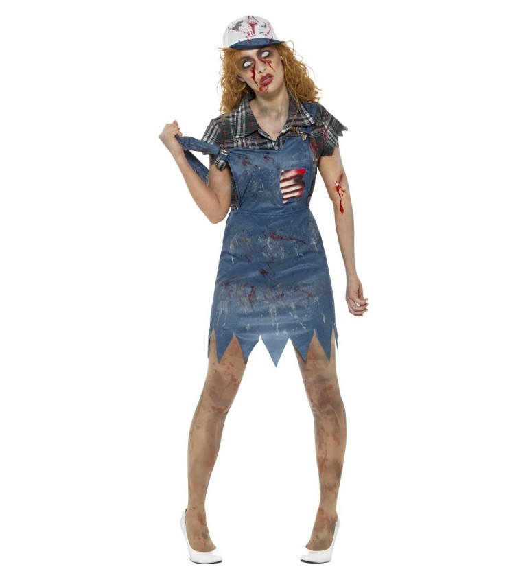 Zombie kostým - Dělnice