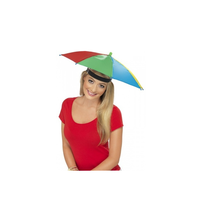 Barevný deštníček - klobouk