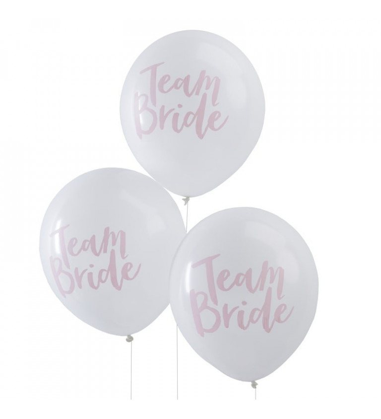 Latexové balónky - Team Bride