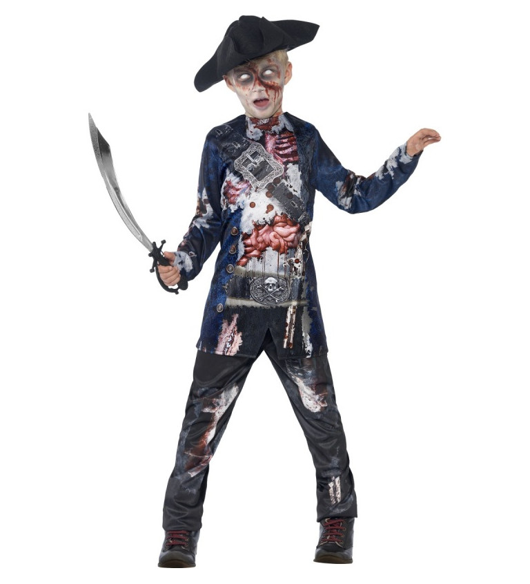 Kostým Zombie piráta - pro děti II