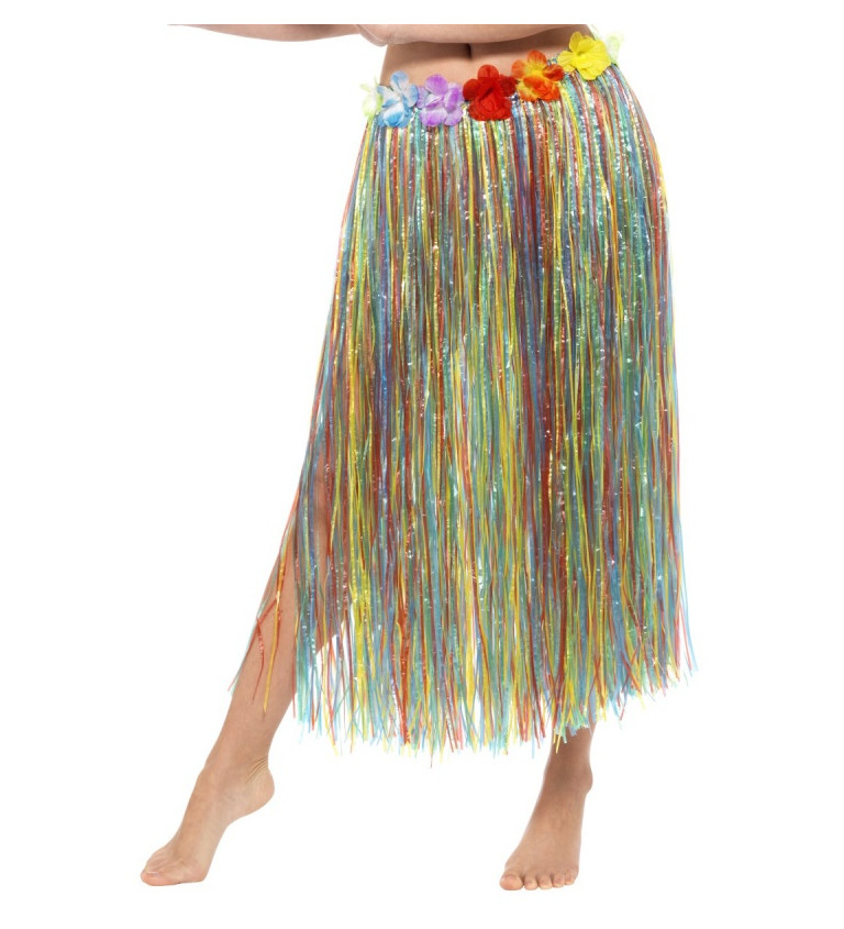 Dlouhá havajská sukně - barevná