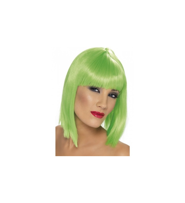 Zelená paruka Glam - pro dámy