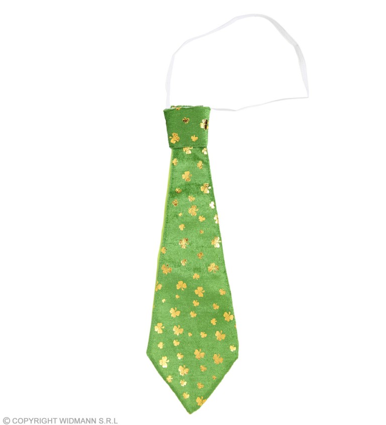 Mini kravata s trojlístky