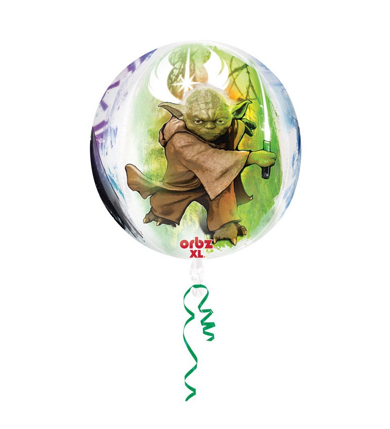 Kulatý balónek - Yoda