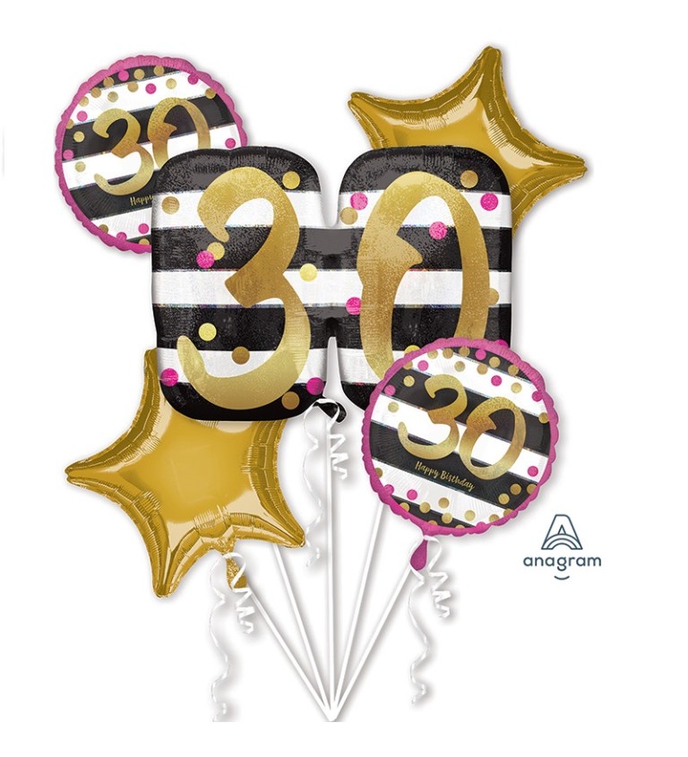 Sada balónků - 30. narozeniny