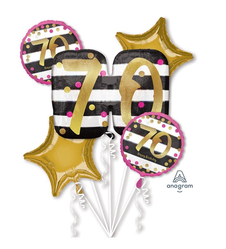 Sada balónků - 70. narozeniny