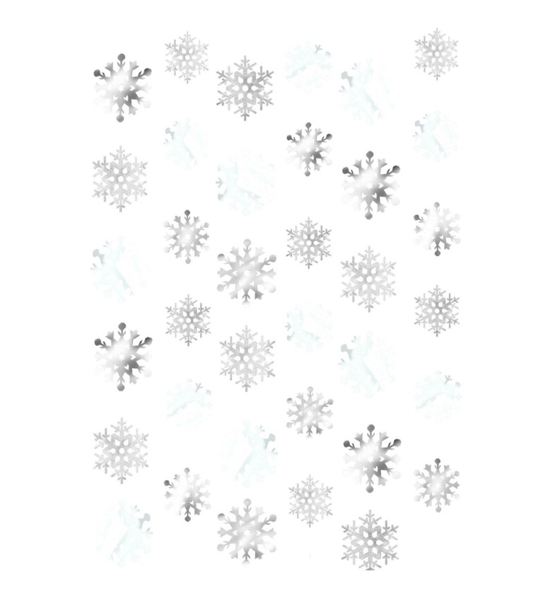 Provázková dekorace - sněhové vločky