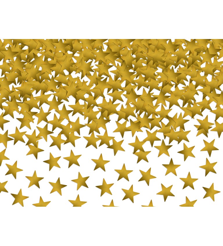 Zlaté konfety - hvězdičky