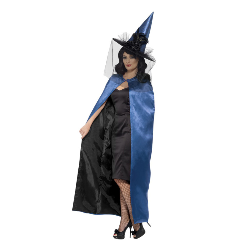 Modrý čarodějnický plášť