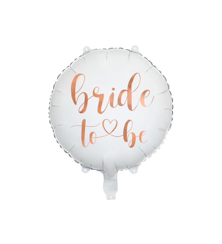 Bride to be balonek - rosegold