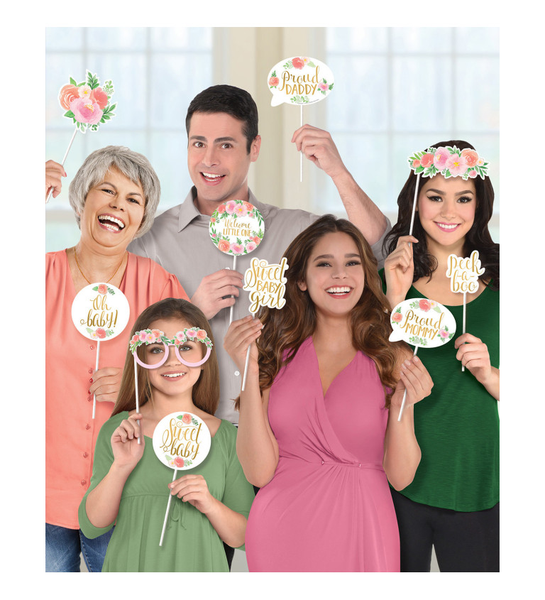 Rekvizity do foto koutku - baby shower
