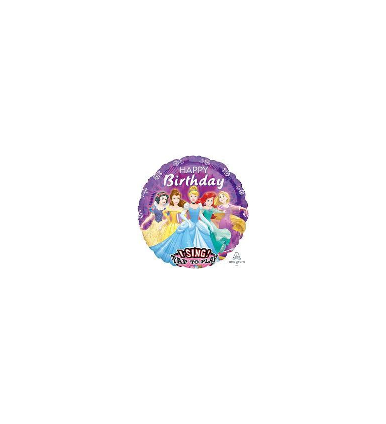 Zpívající balónek - princezny Disney