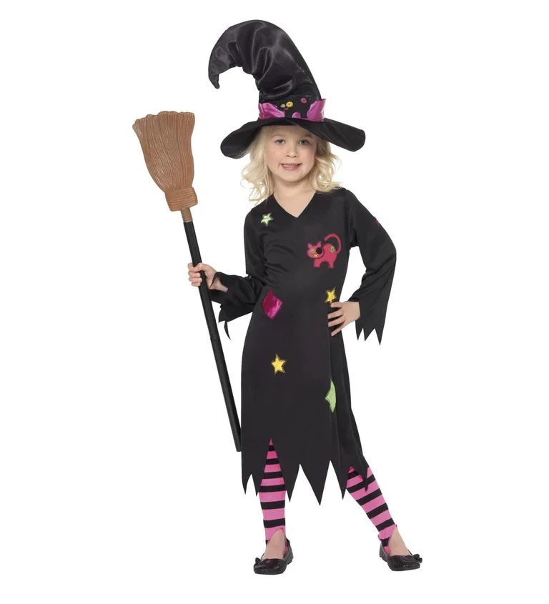 Kostým Malé čarodějky - pro děti