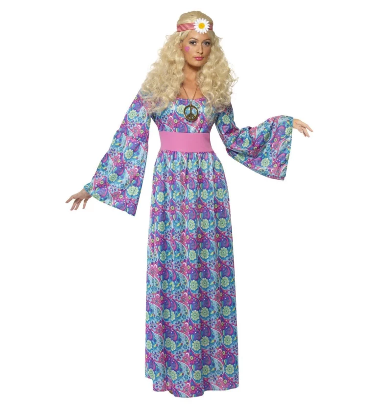 Hippie šaty - dlouhé