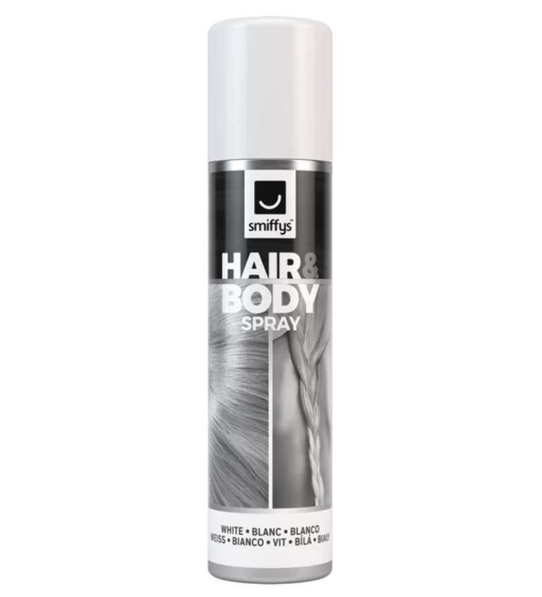 UV sprej na vlasy - bílý