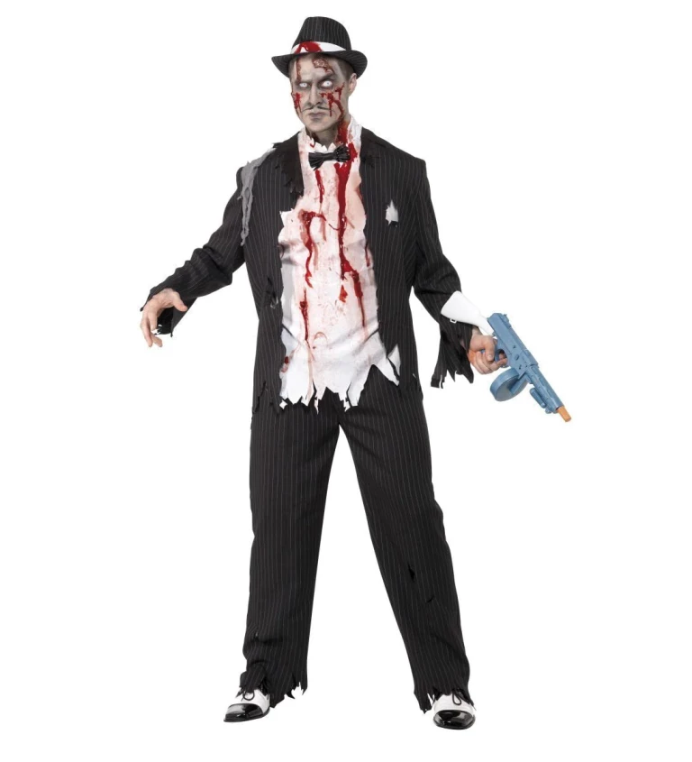 Kostým - Zombie gangster