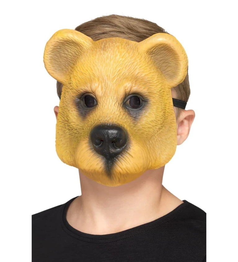 Maska medvěda pro děti