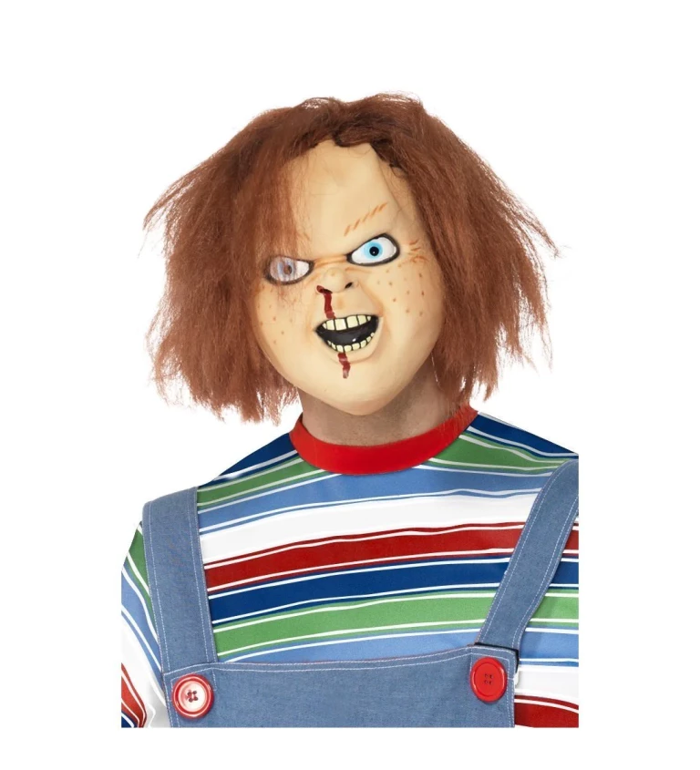 Latexová maska - Panenka Chuckie